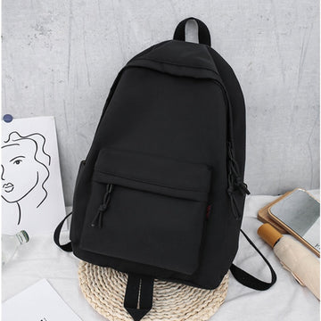 Kylethomasw  Women Canvas Backpacks Girls School Bag Rucksack For Ladies Pink Black Travel Fashion Bagpack Backpack Bolsas Mochila Mujer